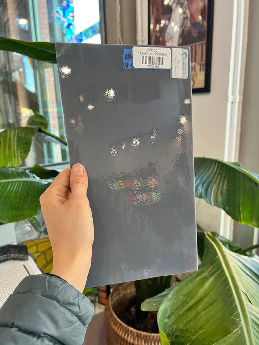 Pewter Solid Opalescent Oceanside (280-72S) 96 COE Sheet Glass Colorado Glassworks