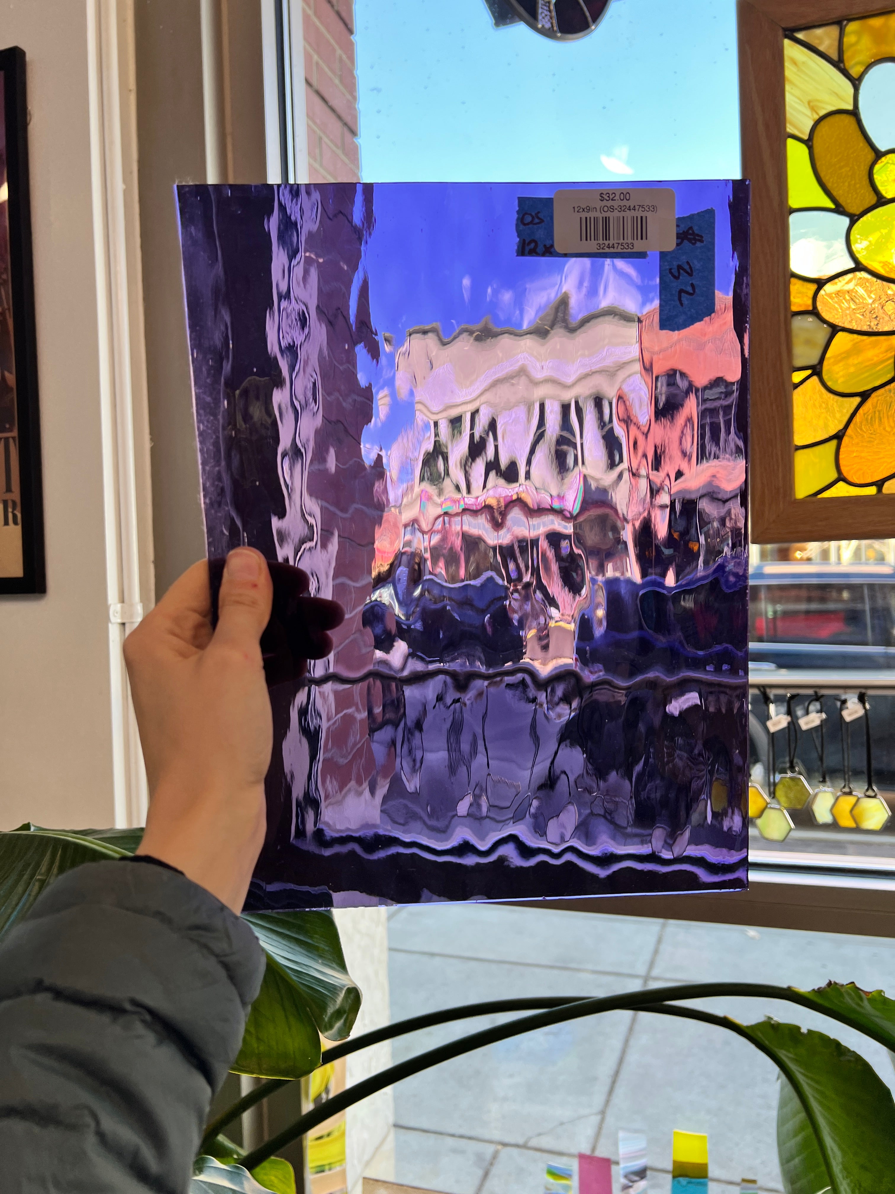 Purple Waterglass Oceanside Sheet Glass Colorado Glassworks