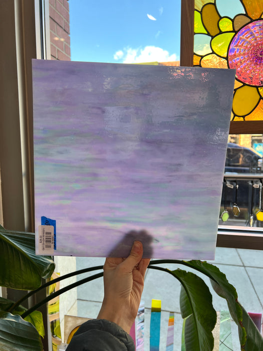 Purple Opaque Iridescent Choice Sheet Glass Colorado Glassworks