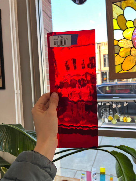 Red Waterglass Oceanside Sheet Glass Colorado Glassworks