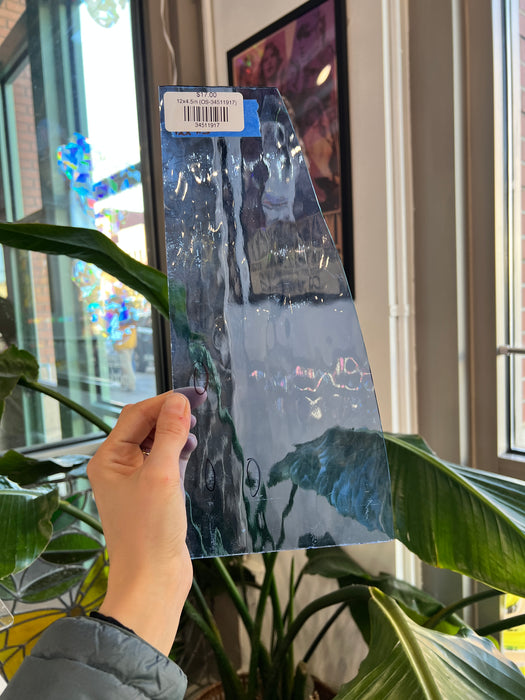 Light Blue Waterglass Spectrum *scratched* Sheet Glass Colorado Glassworks