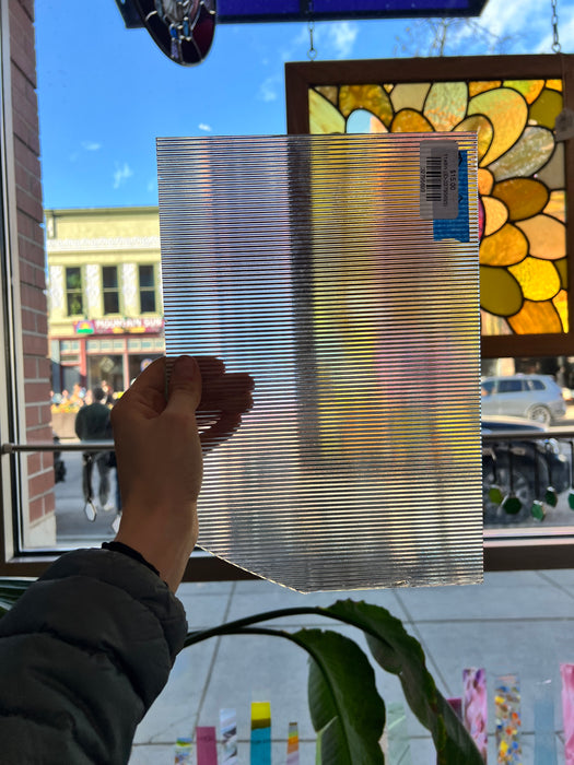 Reeded Clear Industrial Sheet Glass Colorado Glassworks
