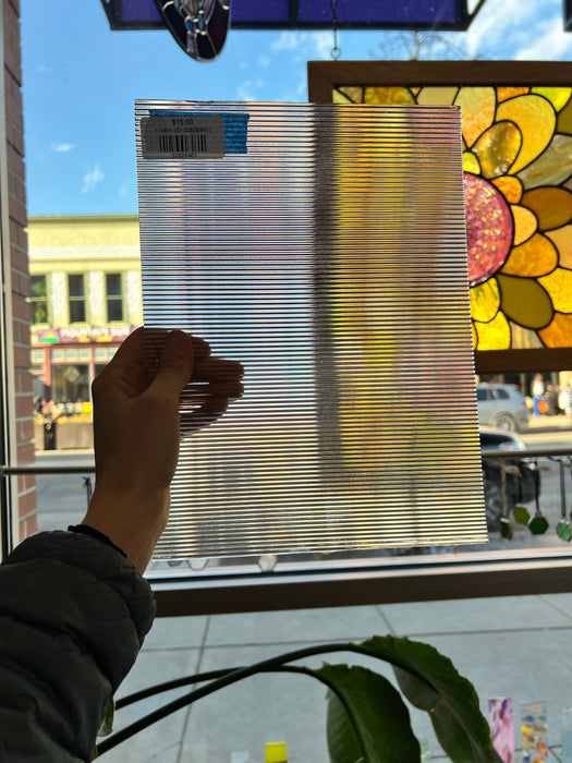 Reeded Clear Industrial Sheet Glass Colorado Glassworks