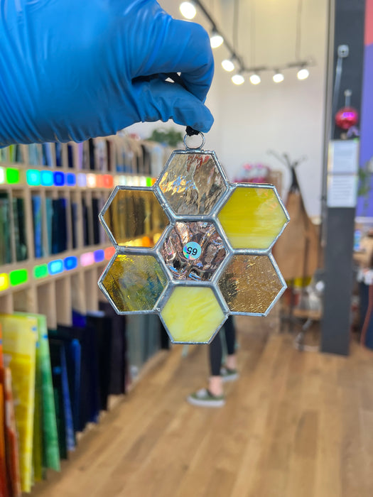 7-Piece Honeycomb Pieces (Multiple Pieces Available!) Colorado Glass Works