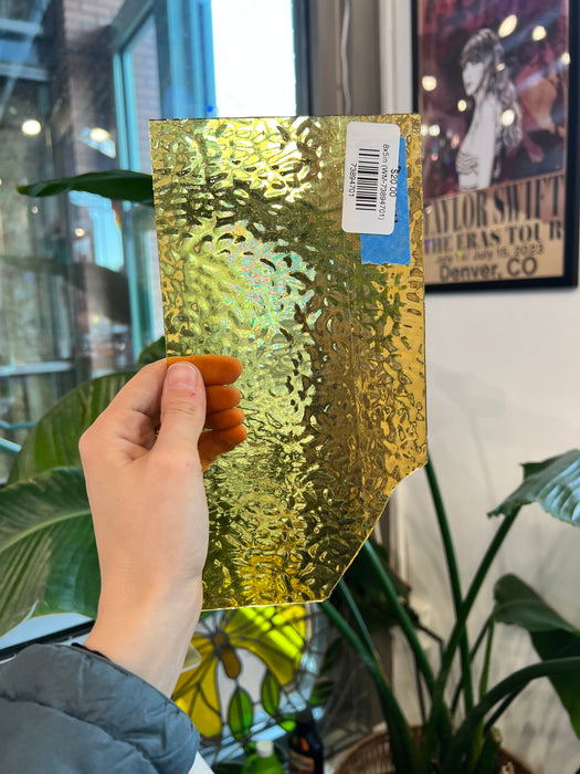 Amber English Muffle Wissmach Sheet Glass Colorado Glass Works