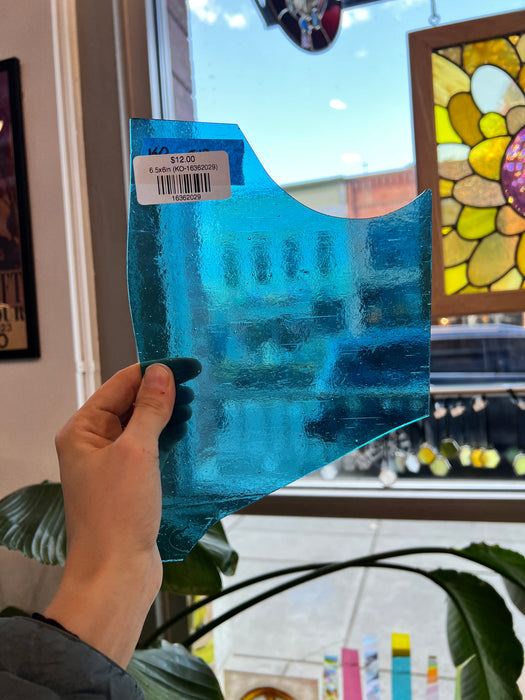 Light Blue Transparent Kokomo Sheet Glass Kokomo