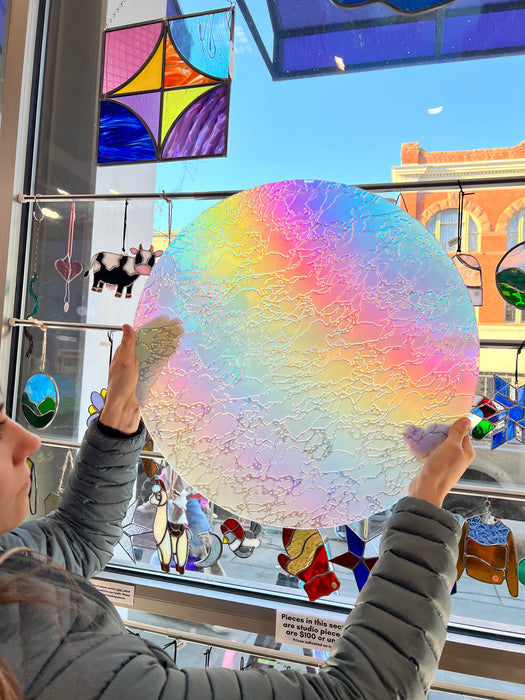 Dichoric Rainbow Glacial Colorado Glass Works