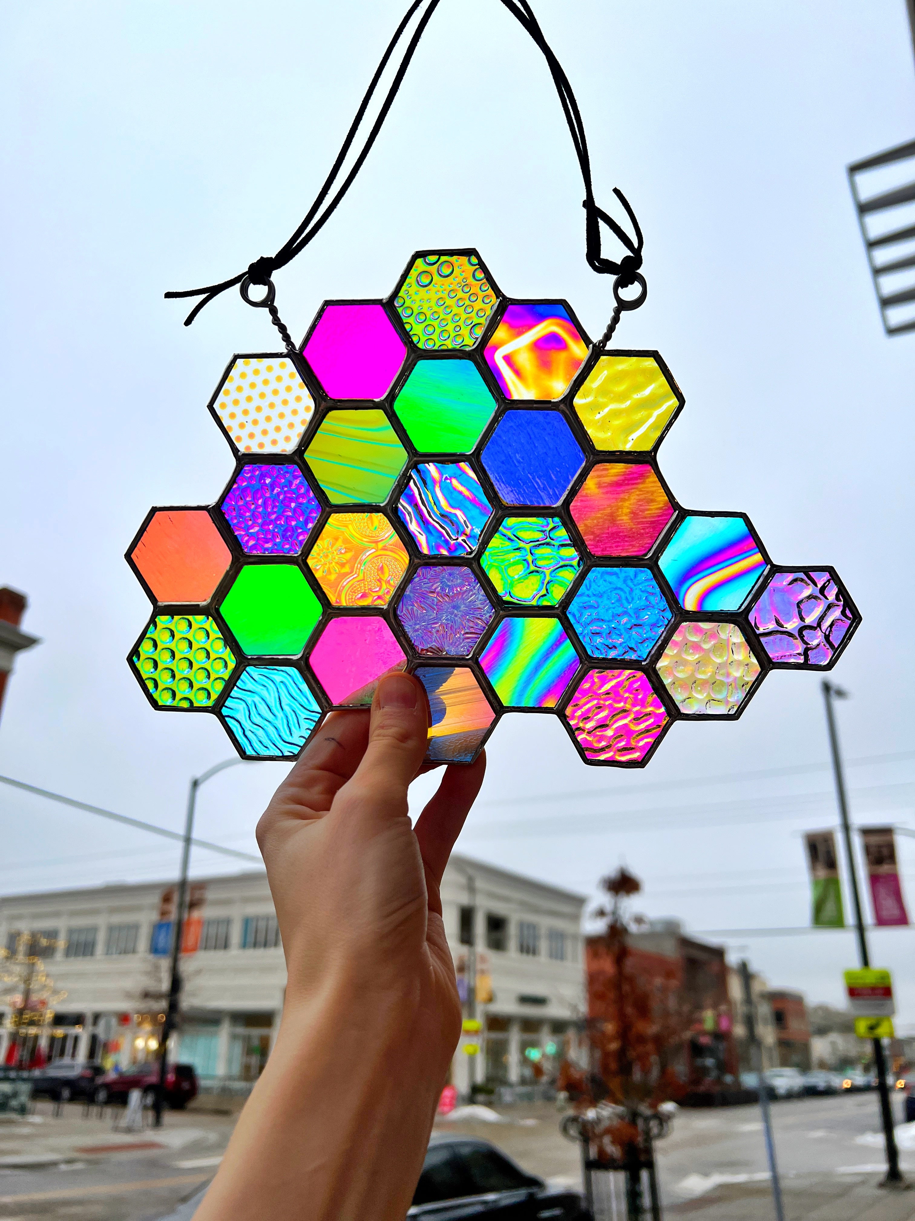 Made To Order Honeycomb Suncatcher