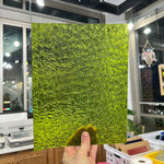 Pear/Lime Green Florentine Wissmach (WI 1146 FLOR) Sheet Glass Colorado Glassworks