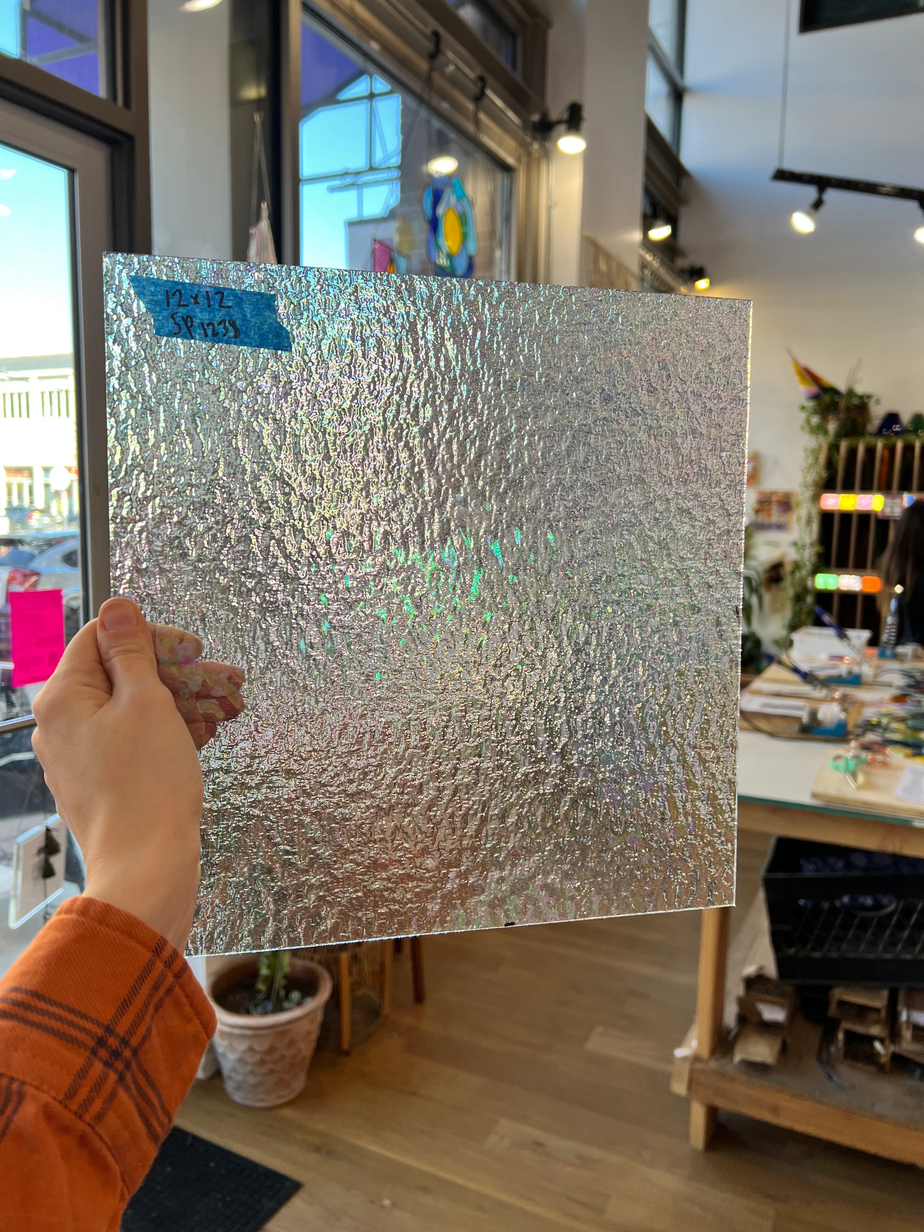 Vintage Clear Iridescent Granite Spectrum – Colorado Glass Works