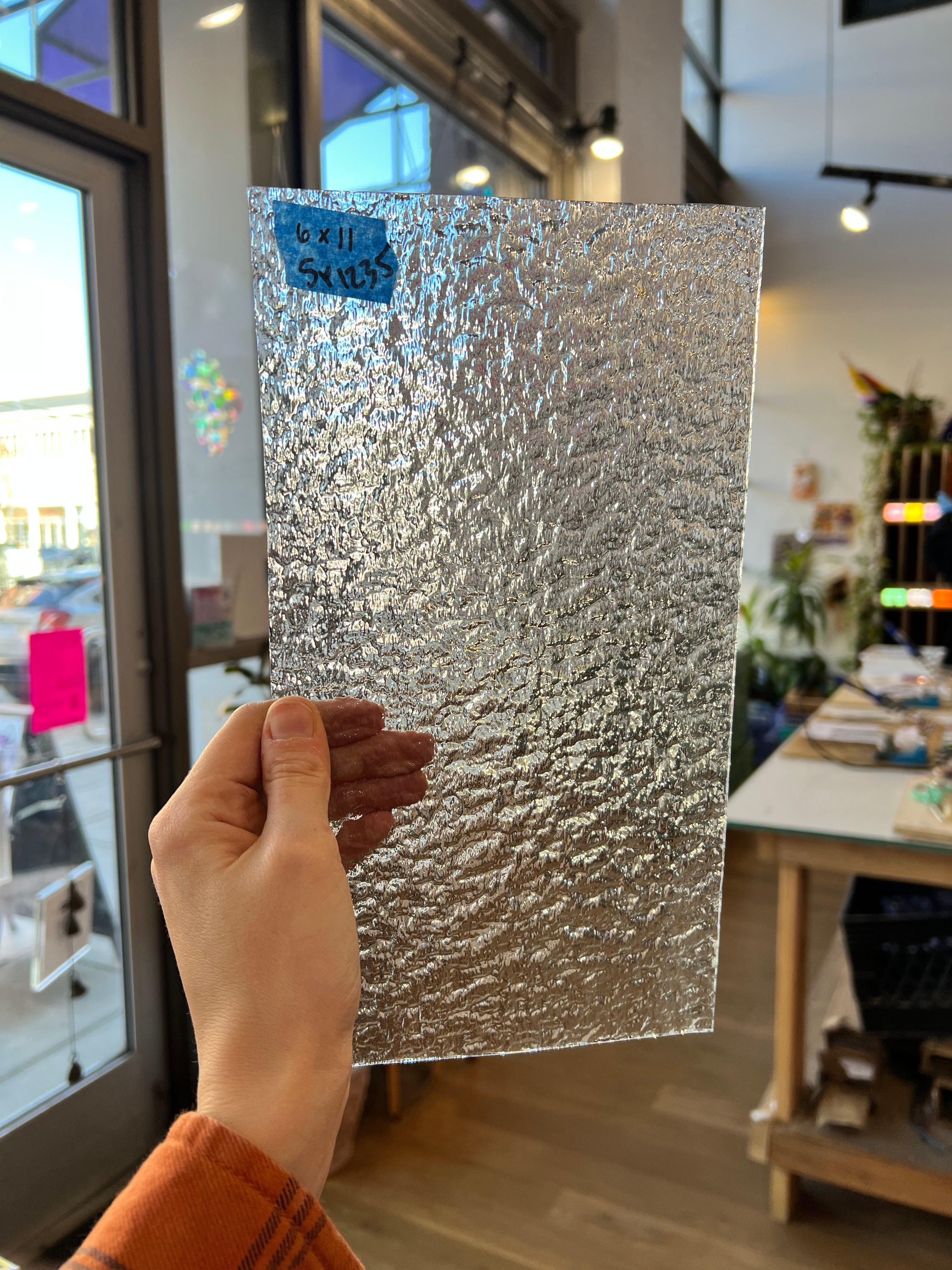 Clear Granite - Spectrum Sheet Glass Colorado Glassworks