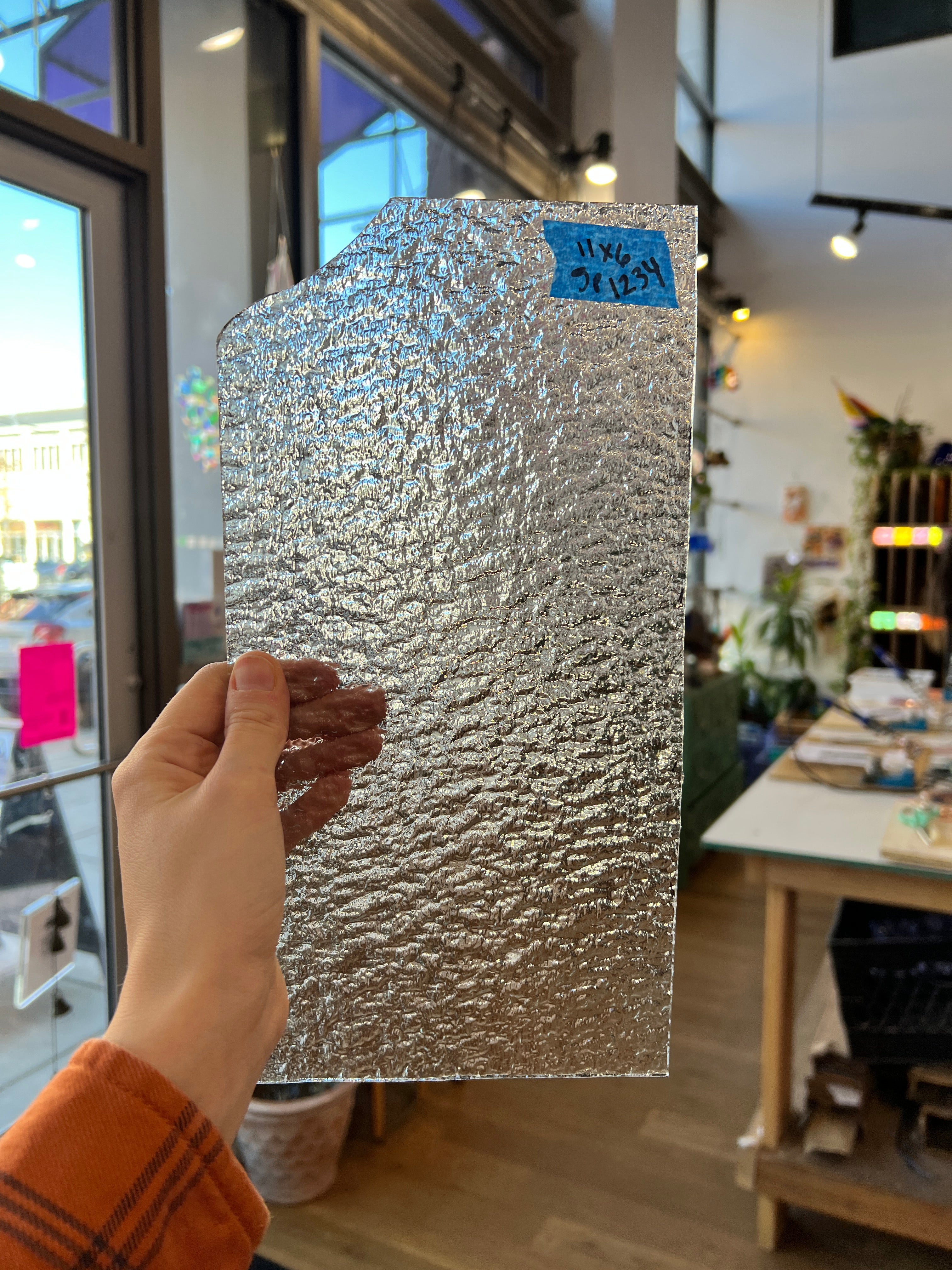 Clear Granite - Spectrum Sheet Glass Colorado Glassworks