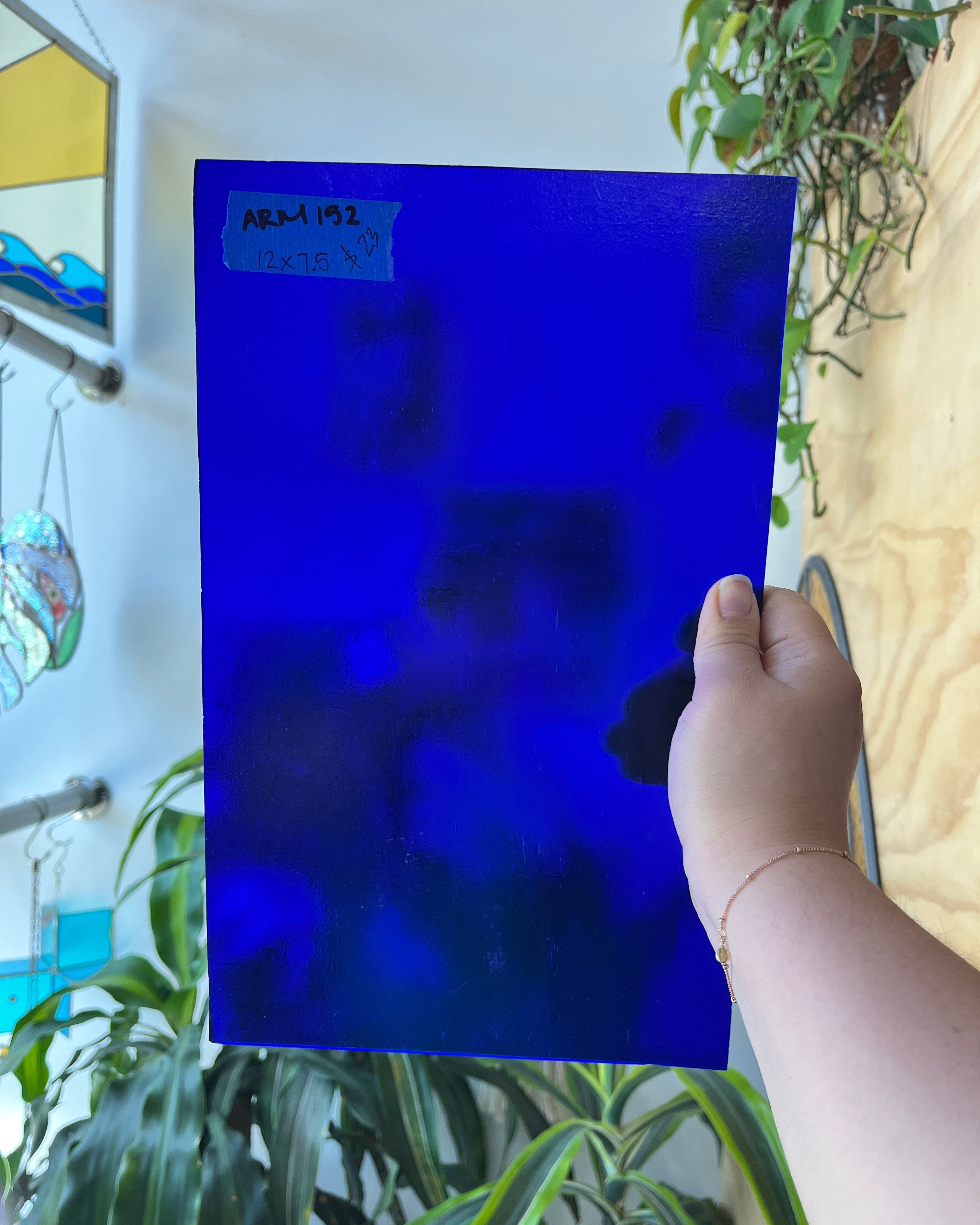 Blue Transparent Armstrong