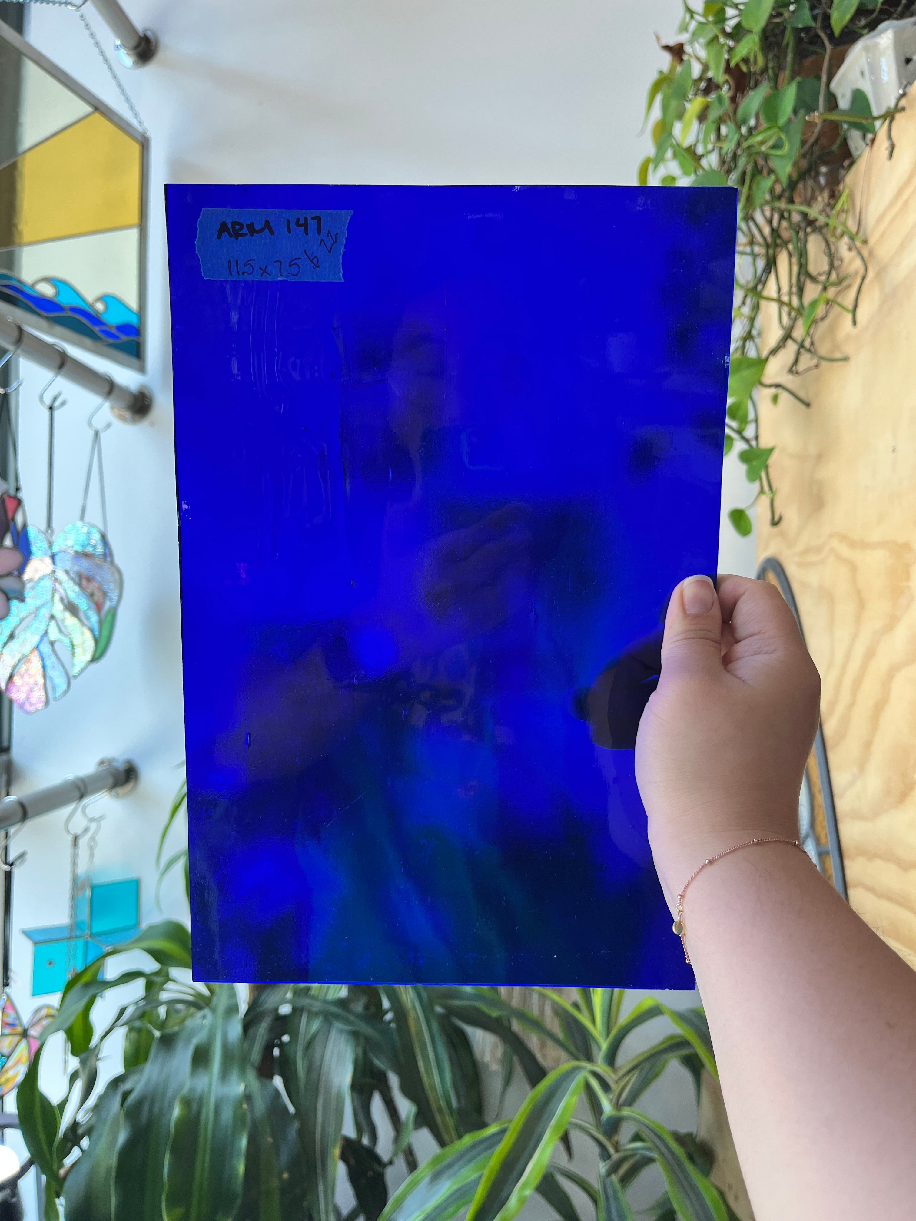 Blue Transparent Armstrong