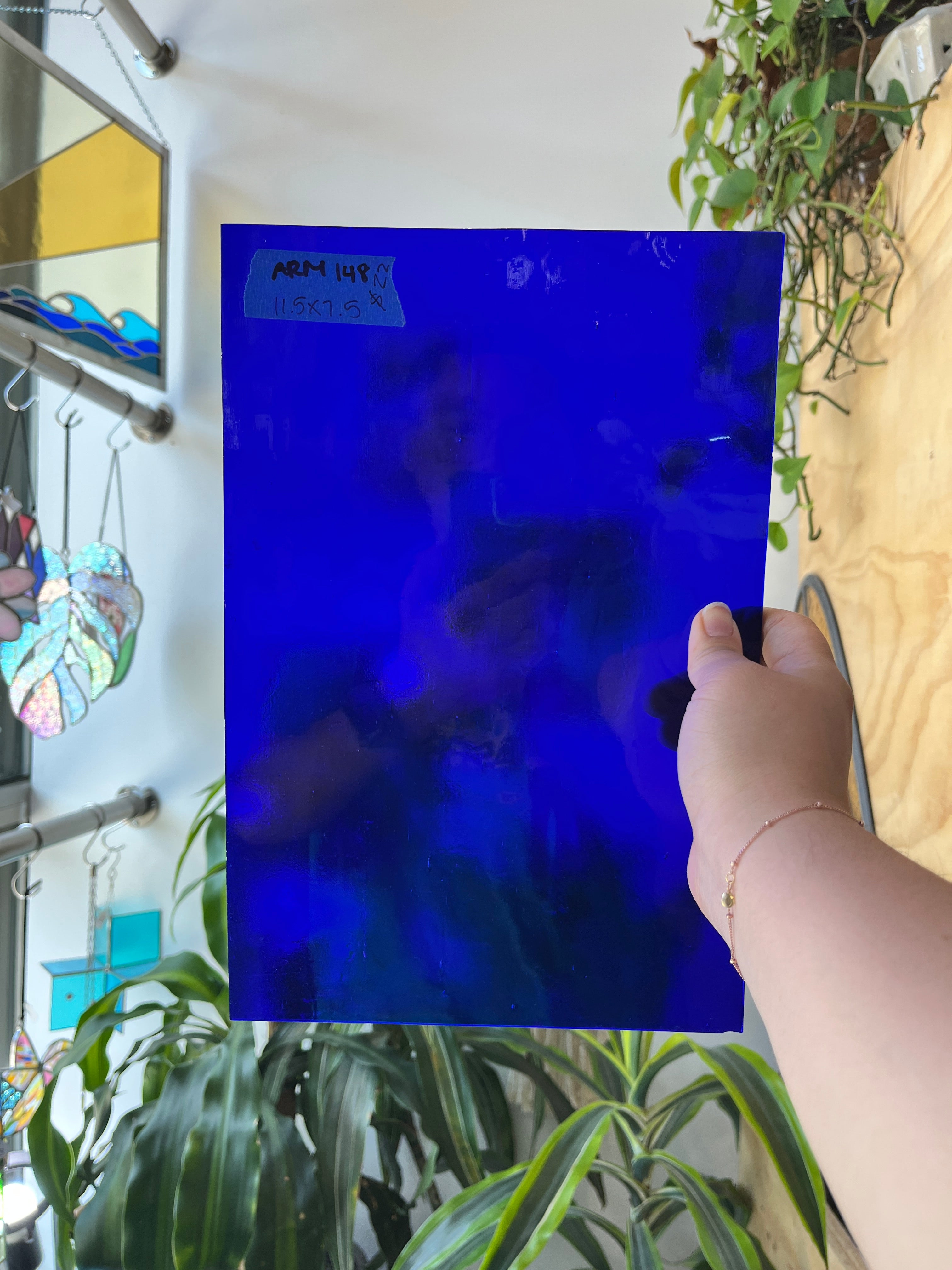 Blue Transparent Armstrong