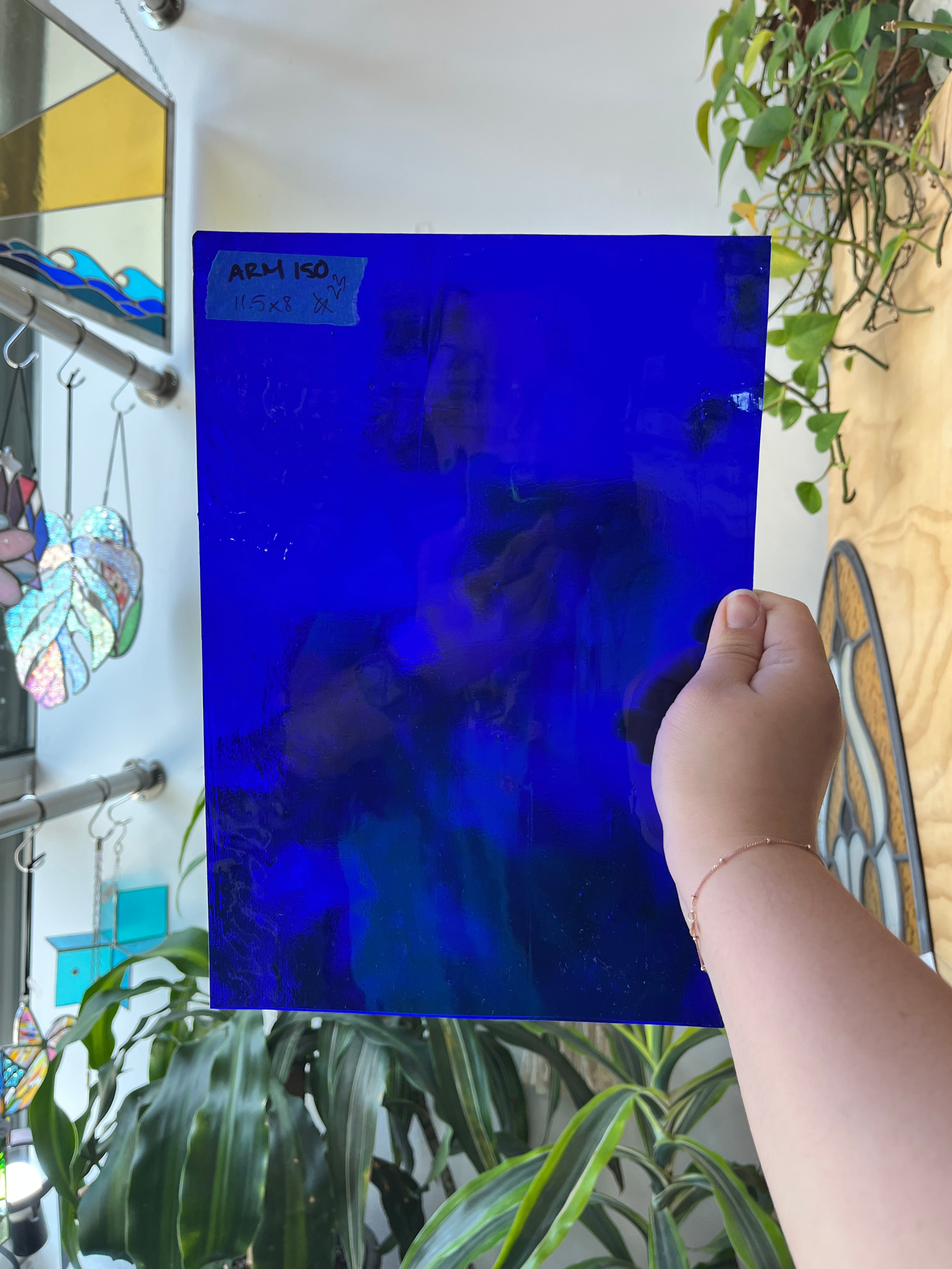 Blue Transparent Armstrong