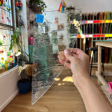 Clear Architectural Wispy Reemy Glass Sheet Glass Colorado Glassworks