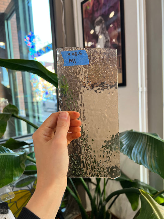 Dusty Peach English Muffle Wissmach Sheet Glass Colorado Glass Works