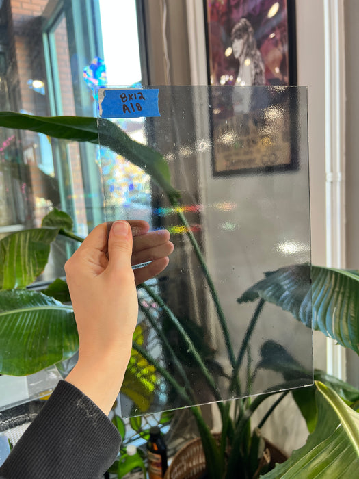 Transparent Gray Fusible Oceanside 96 COE Sheet Glass Colorado Glassworks