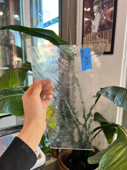Clear Baqroque Spectrum Sheet Glass Colorado Glass Works A34 (10x5in - score line accounted for)