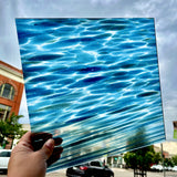 Odyssey Blue Aventurine Fusers Reserve Oceanside Fusible 96 COE (FR75F) Sheet Glass Colorado Glassworks OS-ODYSSEY-FR (12x12in)