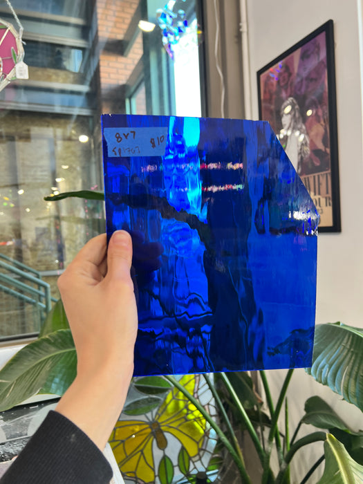 Dark Blue Spectrum Waterglass Sheet Glass Colorado Glassworks