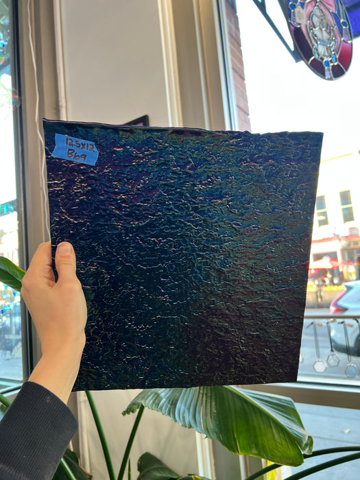 Black Iridescent Granite Vintage Uroboros Colorado Glass Works