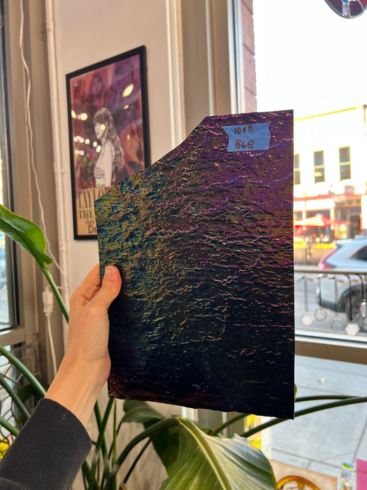 Black Iridescent Granite Vintage Uroboros Colorado Glass Works