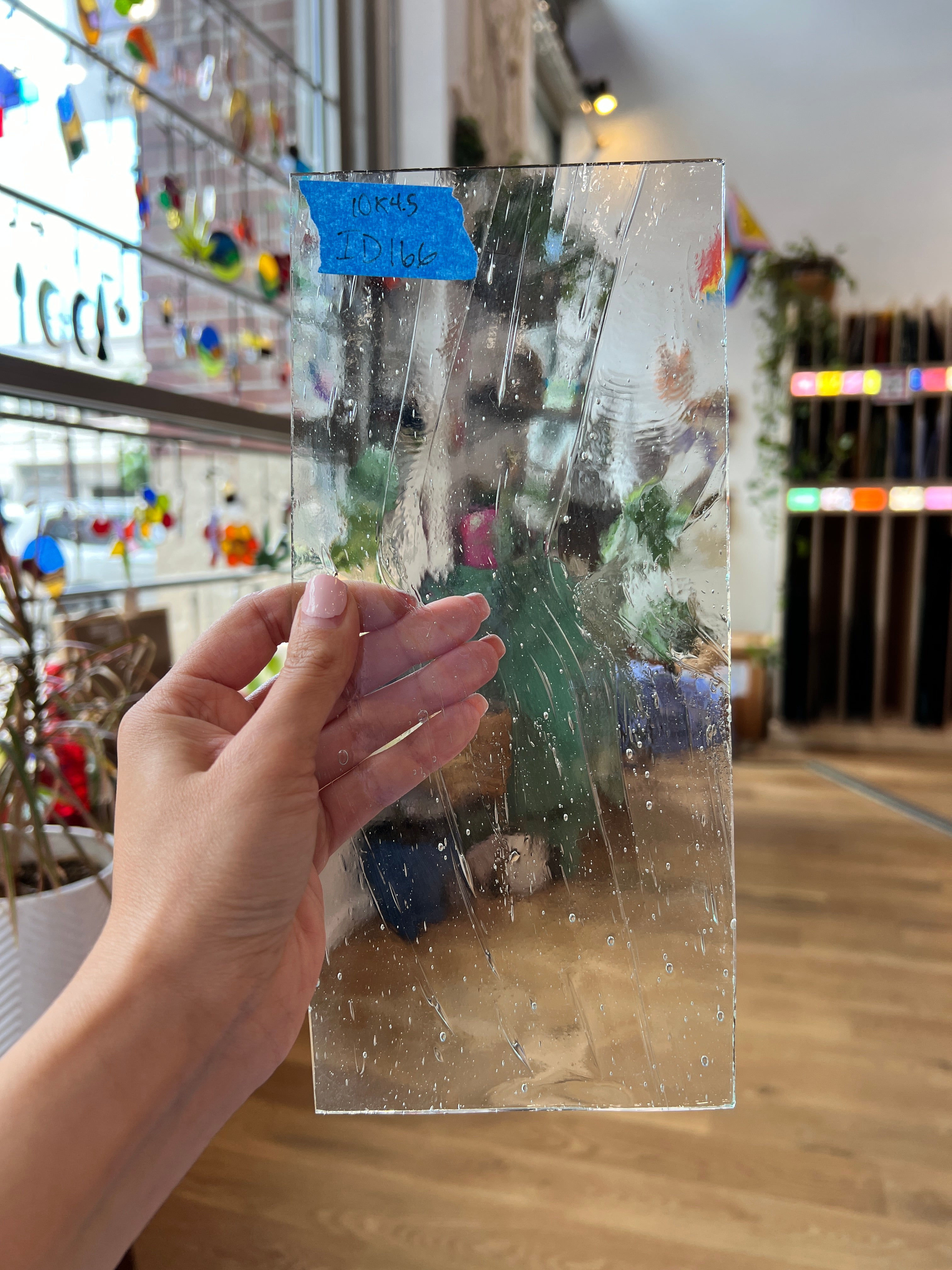 Clear Architectural Wispy Reemy Glass Sheet Glass Colorado Glassworks
