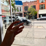 Clear Industrial Wispy Reemy Glass Sheet Glass Colorado Glassworks   