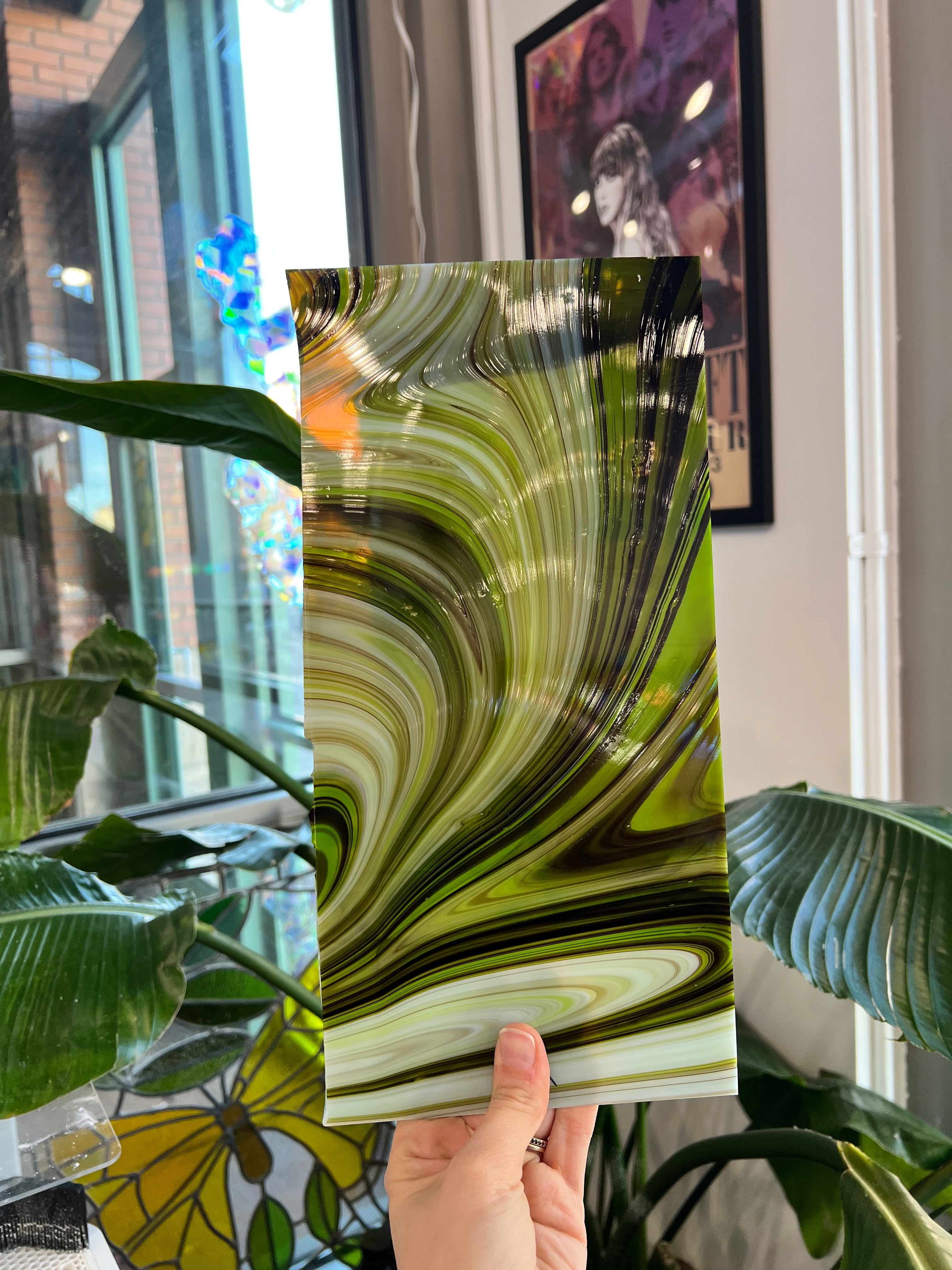 Dubai Chocolate Fusers Reserve Oceanside Fusible 96 COE Sheet Glass Colorado Glassworks