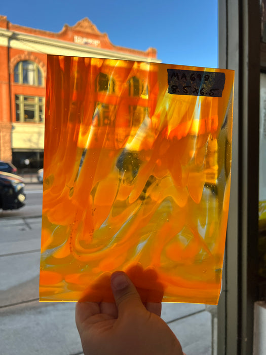 Cheese Puffs COGW by Monarch Glass Studio Sheet Glass Colorado Glass Works