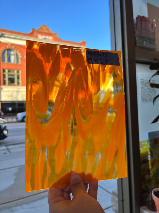 Cheese Puffs COGW by Monarch Glass Studio Sheet Glass Colorado Glass Works