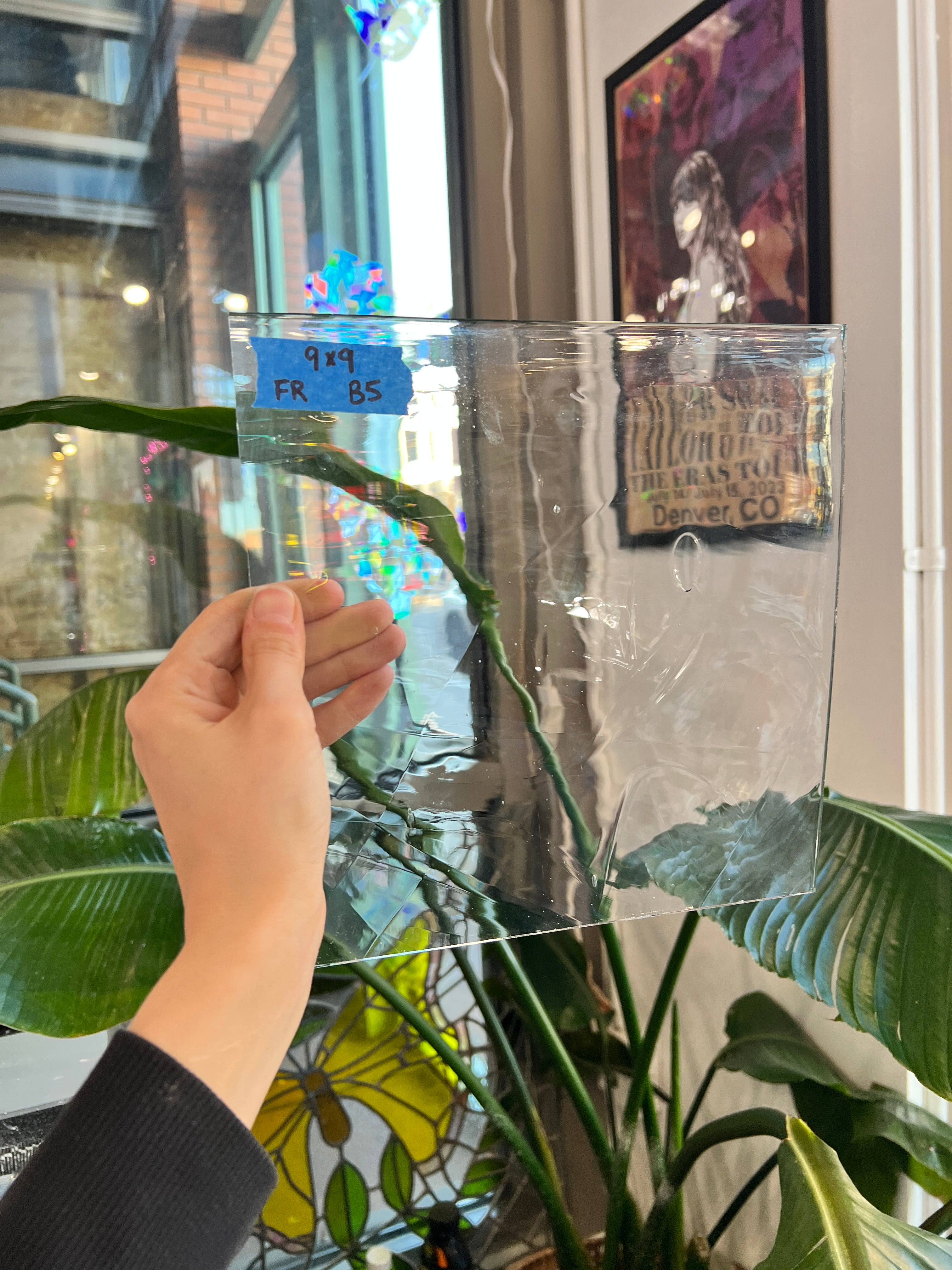 Transparent Mouth Blown Fremont Sheet Glass Colorado Glassworks