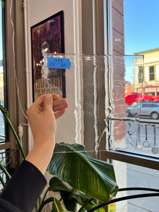 Transparent Mouth Blown Fremont Sheet Glass Colorado Glassworks