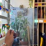 Baby Blue Transparent GNA Sheet Glass Colorado Glassworks 12x10in (S)