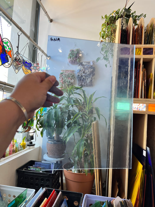 Baby Blue Transparent GNA Sheet Glass Colorado Glassworks