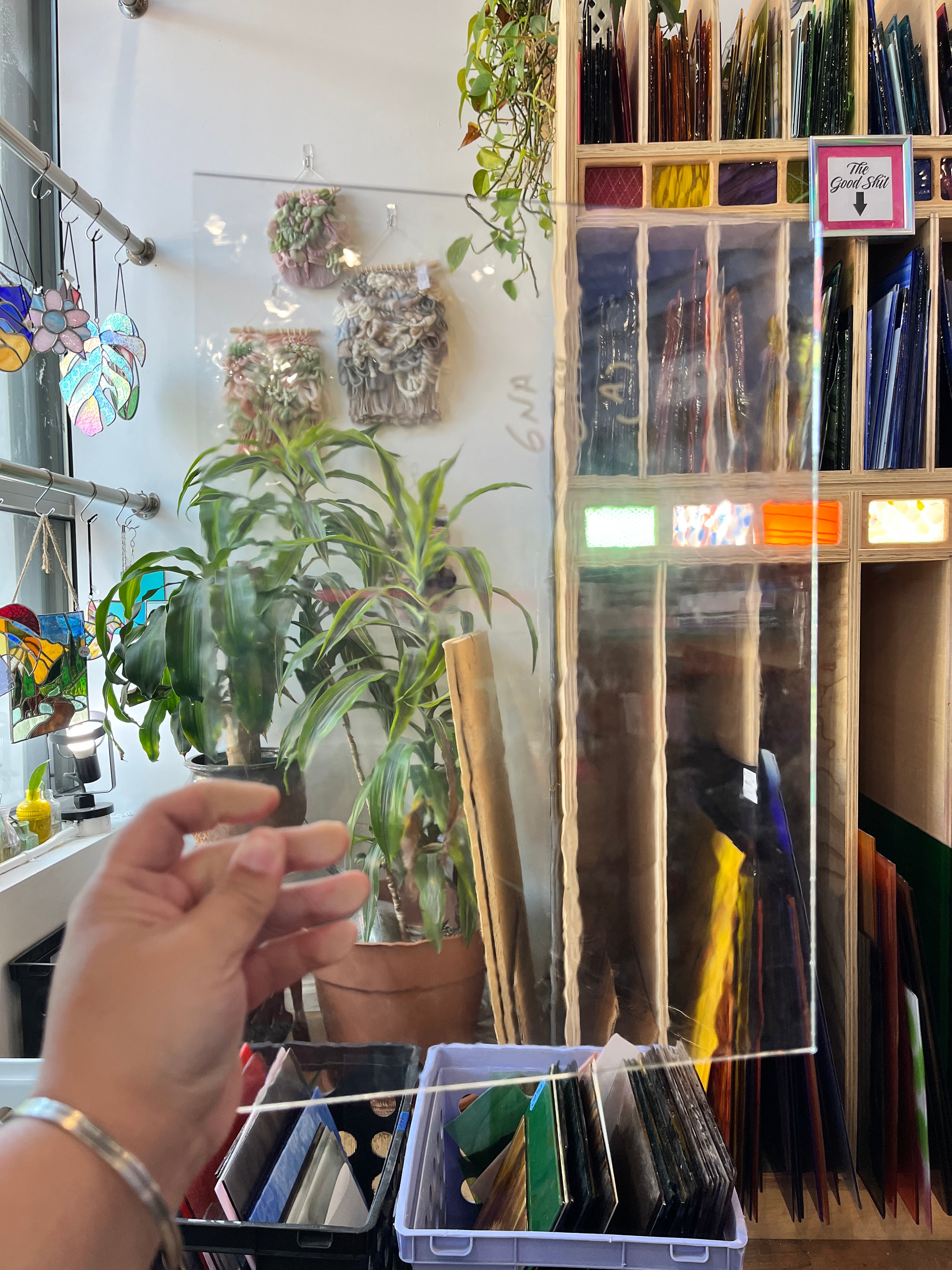 Clear GNA Antique (S) Sheet Glass Colorado Glassworks I