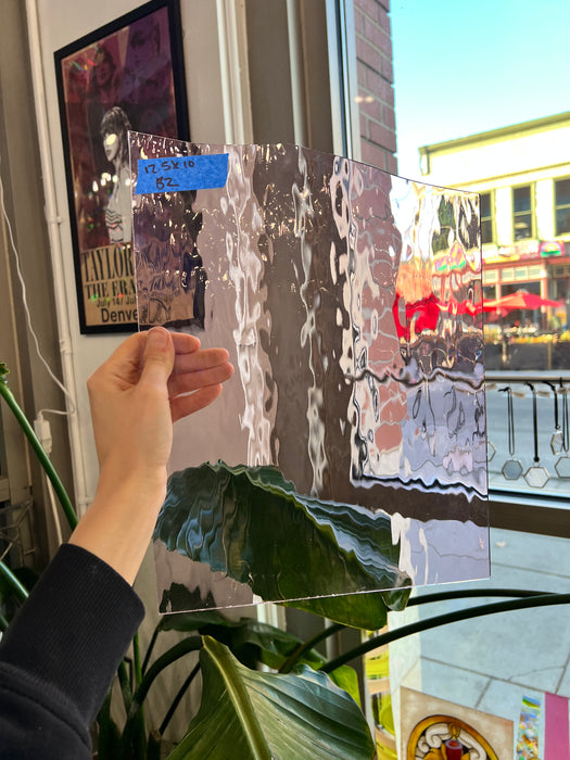 Vintage Electric Pink Spectrum Waterglass Sheet Glass Colorado Glassworks