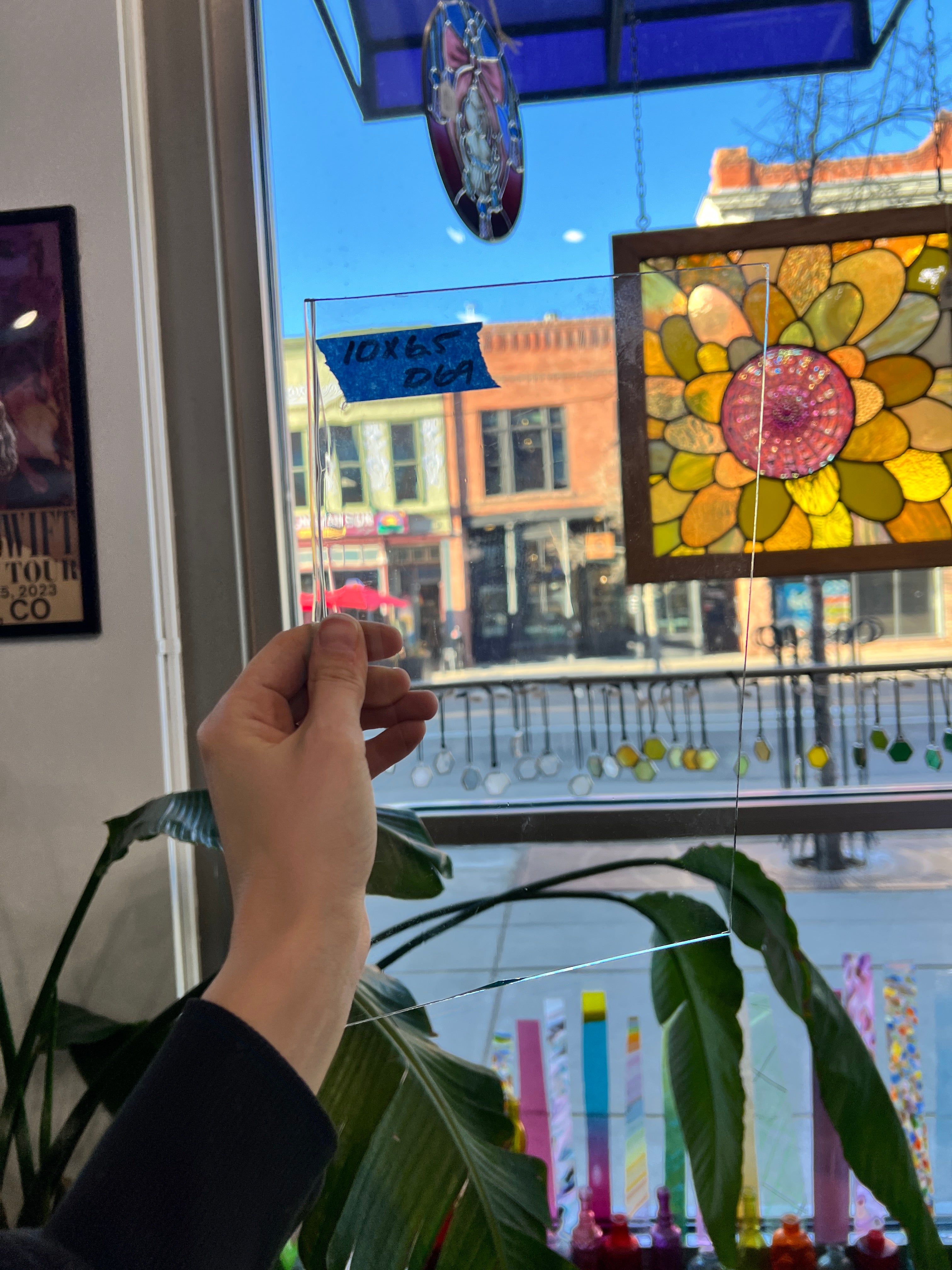 Clear Mouth Blown Transparent Sheet Glass Colorado Glassworks