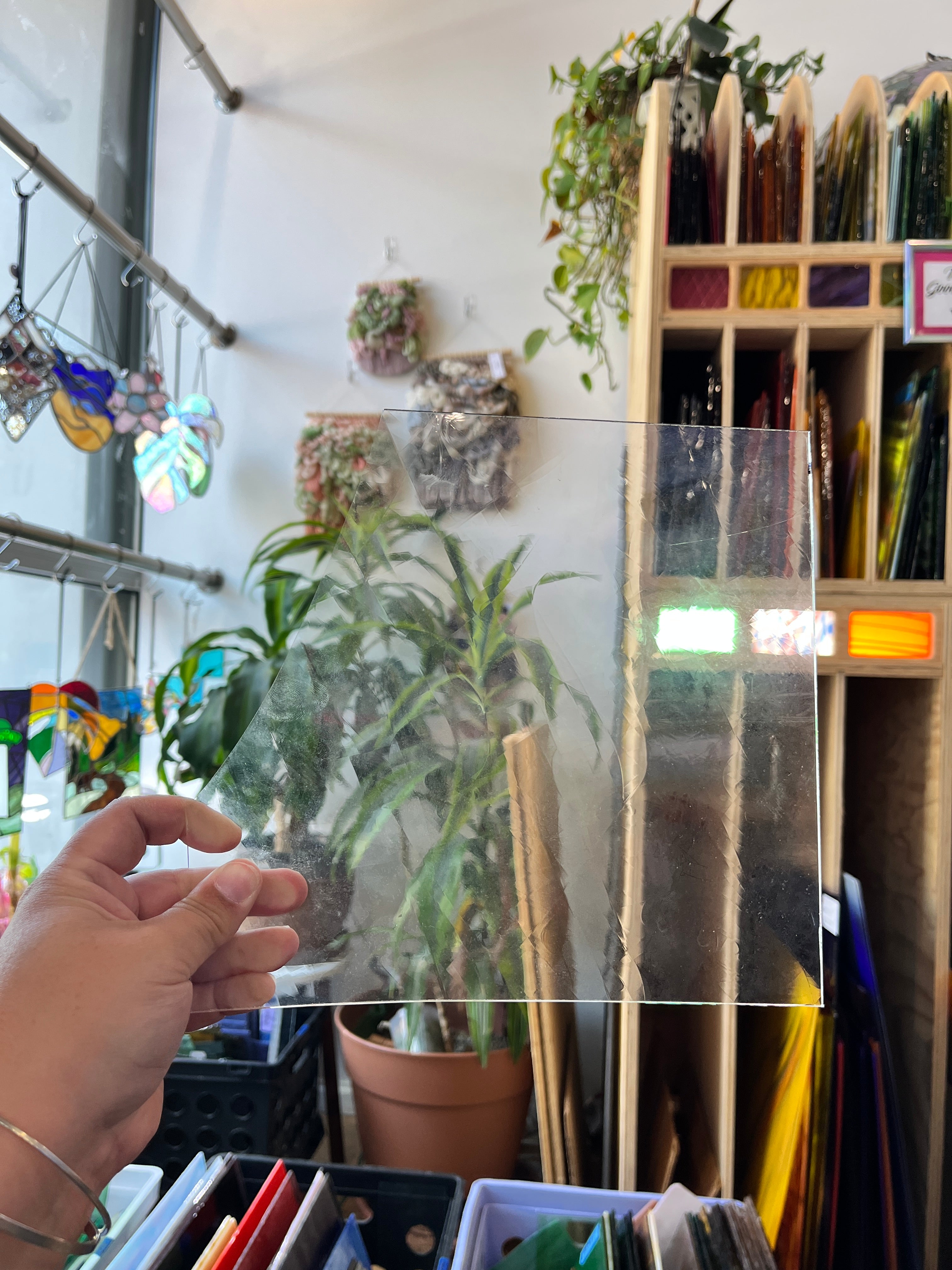 Clear GNA Antique (S) Sheet Glass Colorado Glassworks F