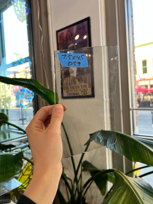 Light Gray Mouthblown Antique Glass Sheet Glass Colorado Glassworks