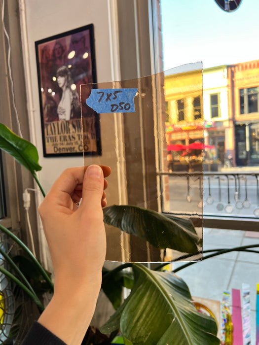 Light Brown Antique Mouth Blown Sheet Glass Colorado Glassworks