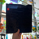 Vintage Opaque Black Bullseye
