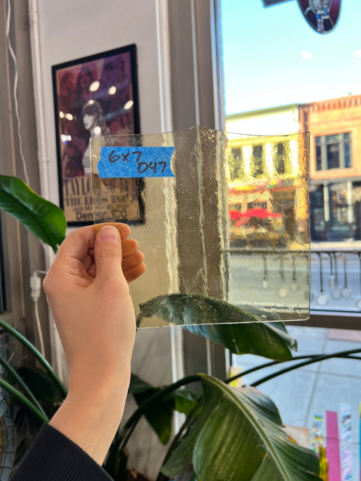 Yellow Mouth Blown Misc Glass Sheet Glass Colorado Glassworks