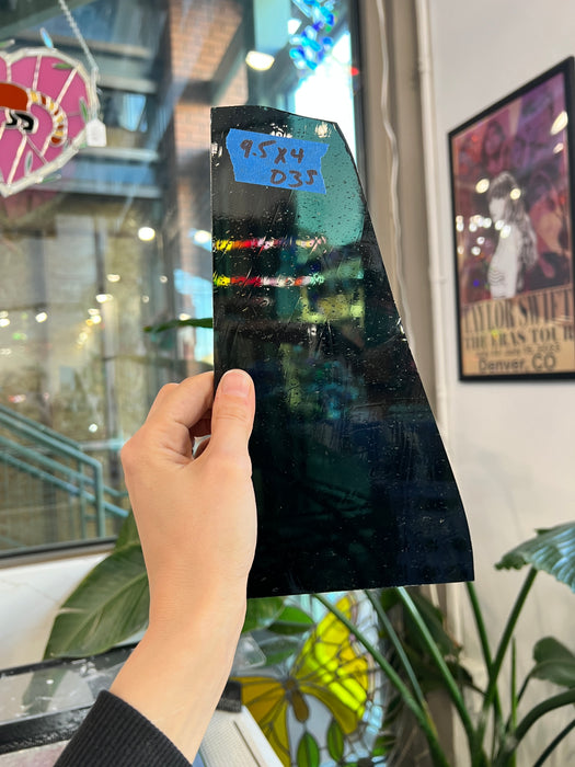 Dark Gray Mouth Blown Glass Sheet Glass Colorado Glassworks