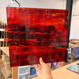 Ruby Red Amber Waterglass Oceanside Fusible 96 COE (OGT 451.20WF)