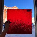 Ruby Red Granite Oceanside Fusible 96 COE (152GF) Sheet Glass Colorado Glassworks