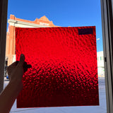 Ruby Red Granite Oceanside Fusible 96 COE (152GF) Sheet Glass Colorado Glassworks