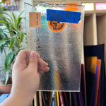 Vintage Light Sheen Transparent Clear Bullseye Sheet Glass Bullseye BE623 (7x4in)